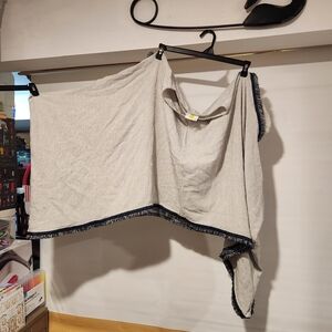 Striped Women's Tunic with Fringe